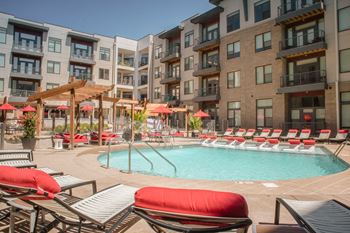 take a dip in our resort style swimming pool  at Avant & Avant II, Carmel, IN, 46032